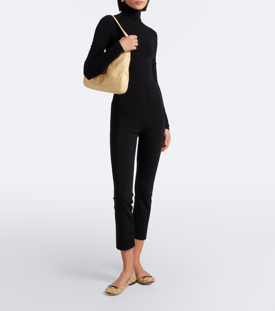 GG Canvas Ballet Flats