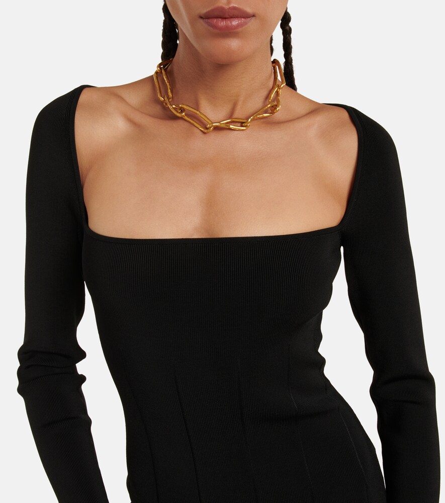  Galvan Galvan Midikleid Atalanta Aus Rippstrick 