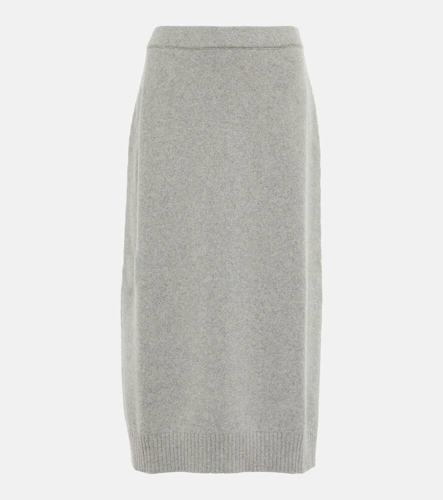 Moncler Cashmere-blend midi skirt