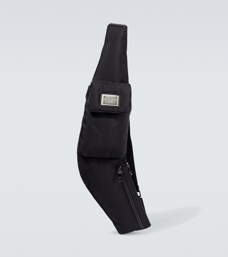 Dolce&Gabbana Logo Belt Bag Black Men's