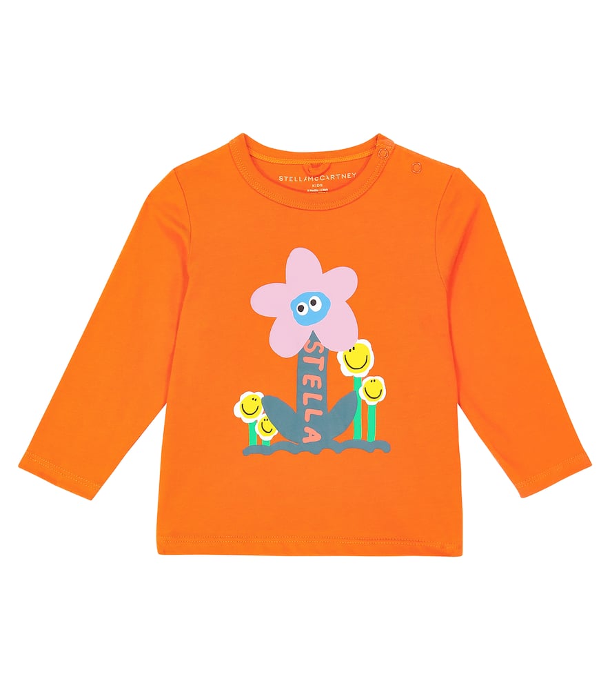 Stella McCartney Kids Baby printed cotton jersey T-shirt