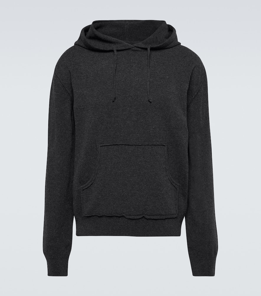 Wool and cashmere hoodie