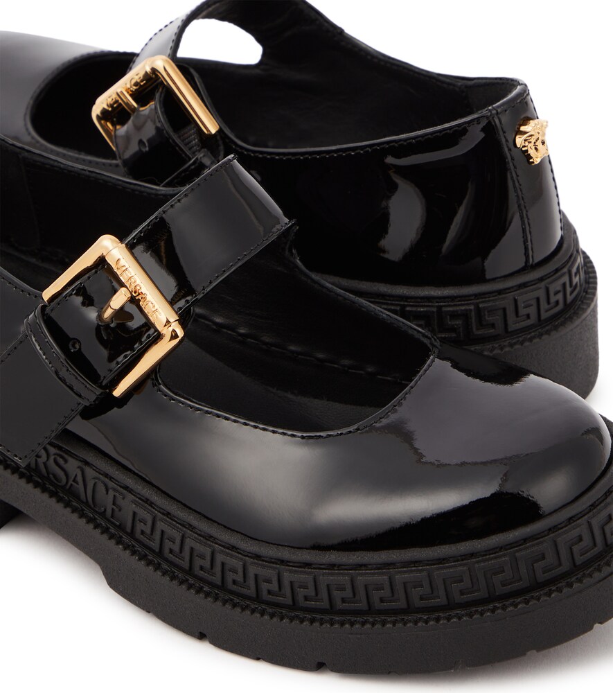  Versace Kids Versace Kids Mary-jane-ballerinas La Medusa Aus Lackleder 