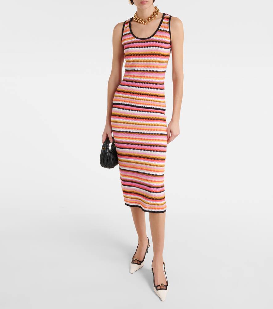 Missoni Geripptes Stricktop Mit Streifen In Multicoloured