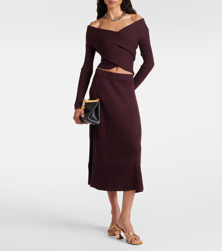  Altuzarra Altuzarra Cropped-top Virginie Aus Rippstrick 