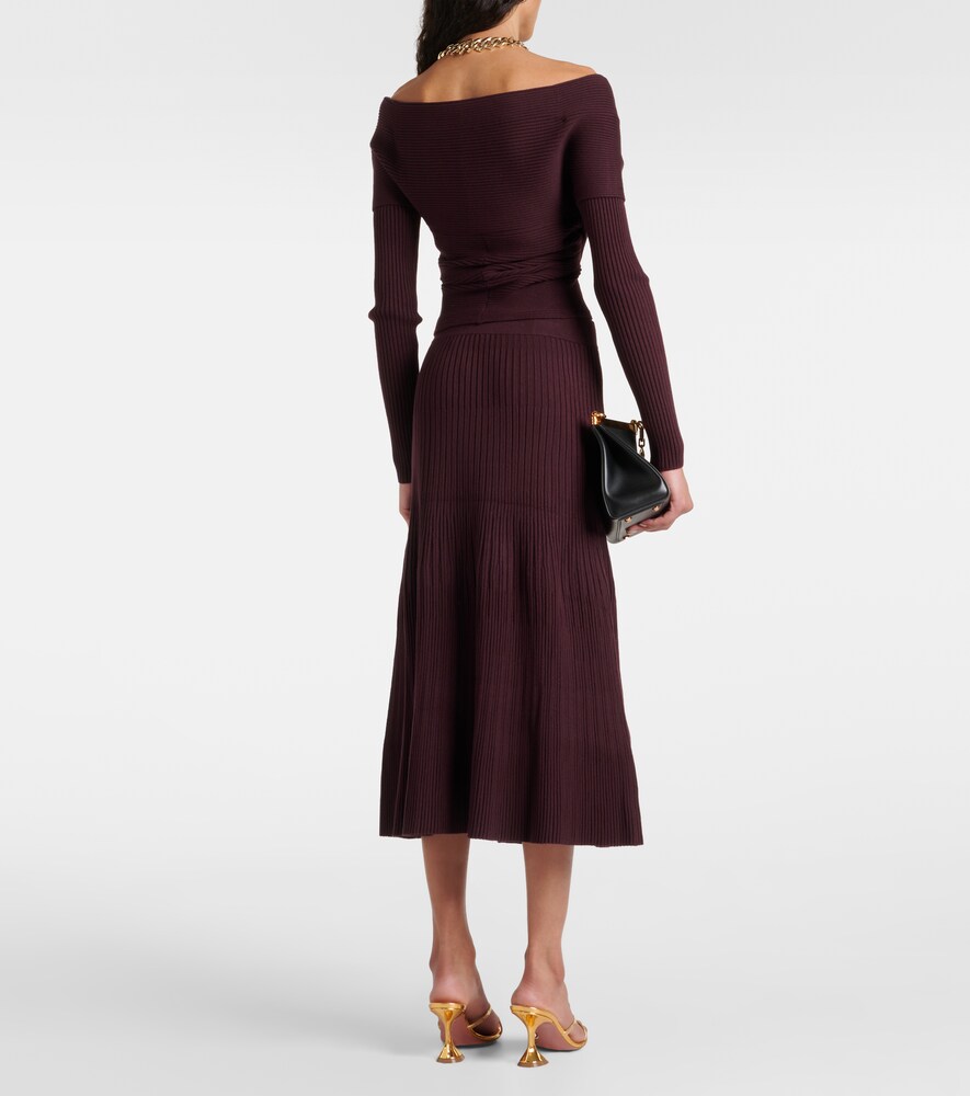  Altuzarra Altuzarra Cropped-top Virginie Aus Rippstrick 