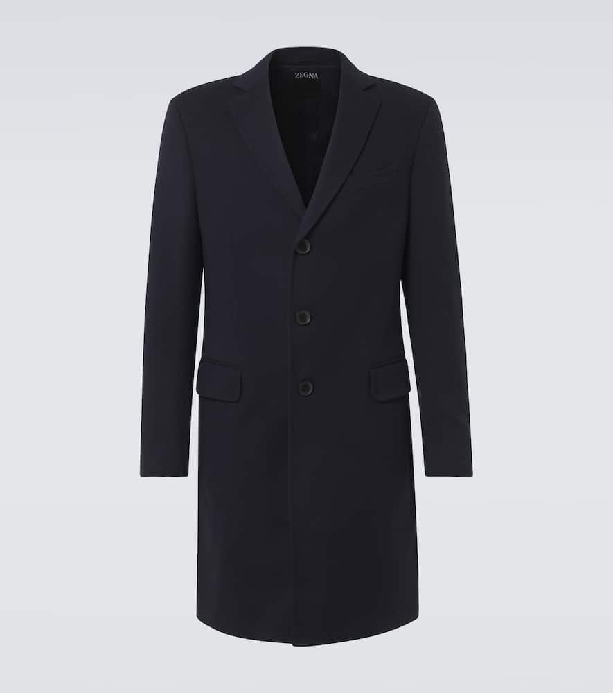 Zegna Wool and cashmere-blend overcoat