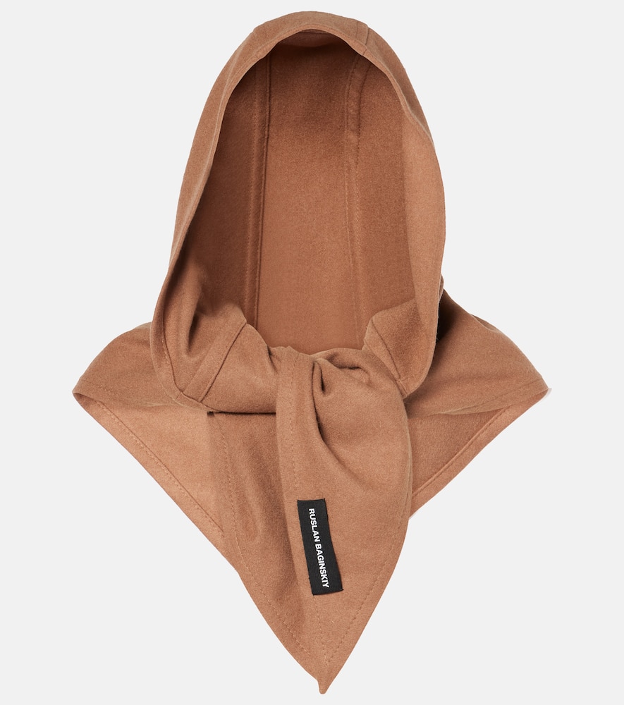 Ruslan Baginskiy Wool-blend hood
