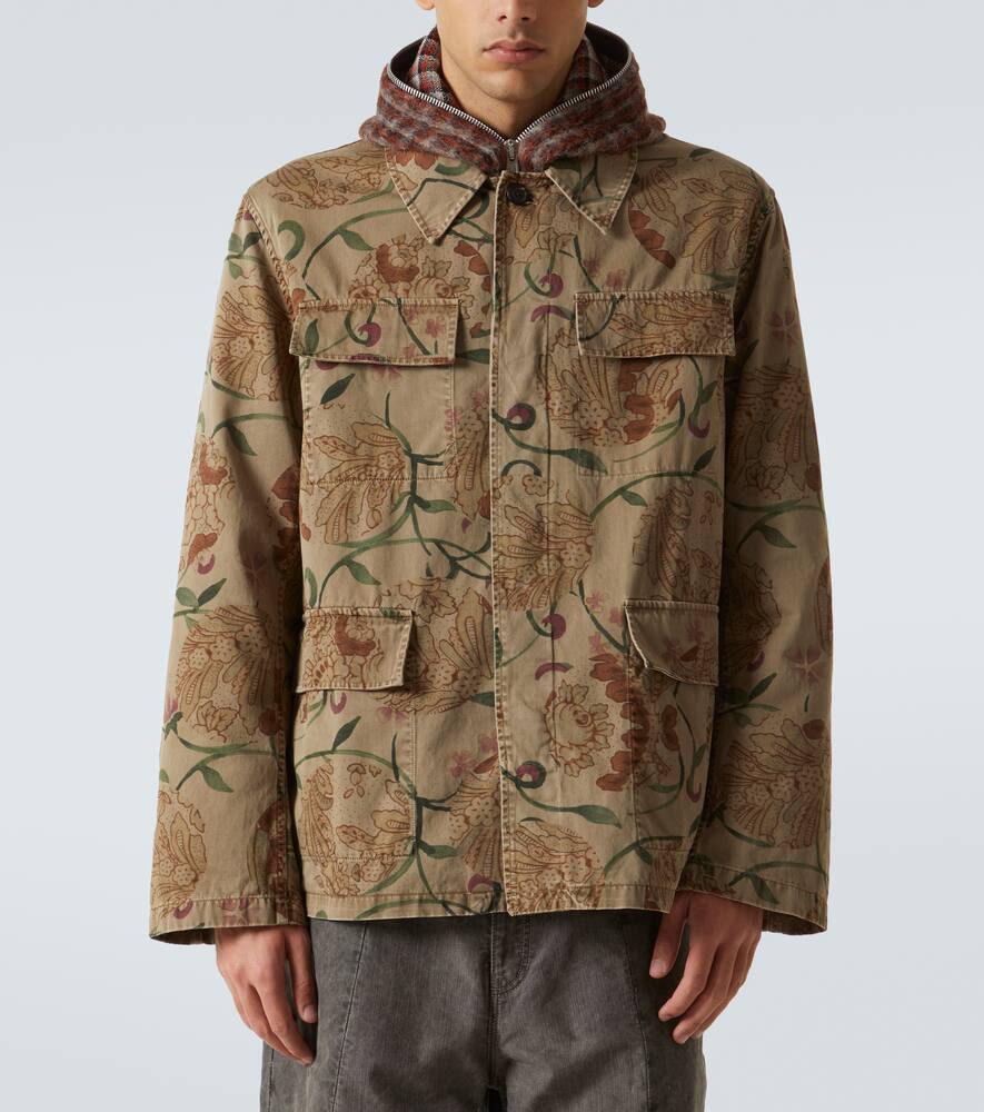 Our Legacy Uniform Jacket In Spotting Rose Seventies Sateen
