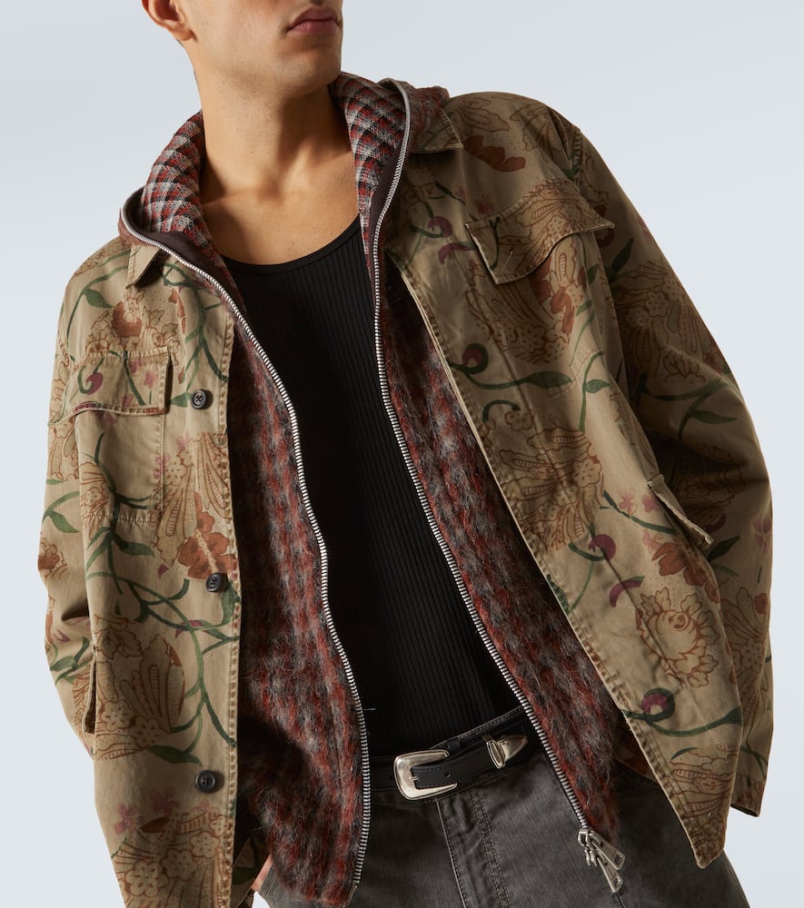 Our Legacy Uniform Jacket In Spotting Rose Seventies Sateen