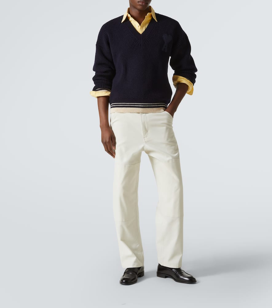Ami Alexandre Mattiussi Ami Paris Sweaters In Blue