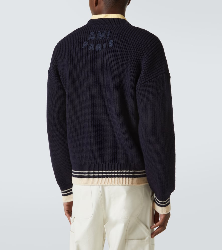 Ami Alexandre Mattiussi Ami Paris Sweaters In Blue