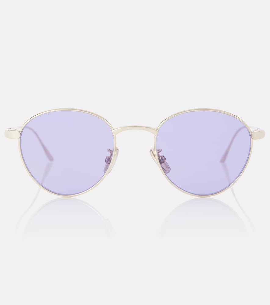 Loewe Round Sunglasses In Gold