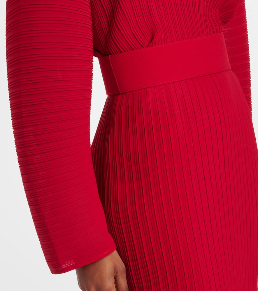 Solace London Mirabelle Maxi Dress In Red