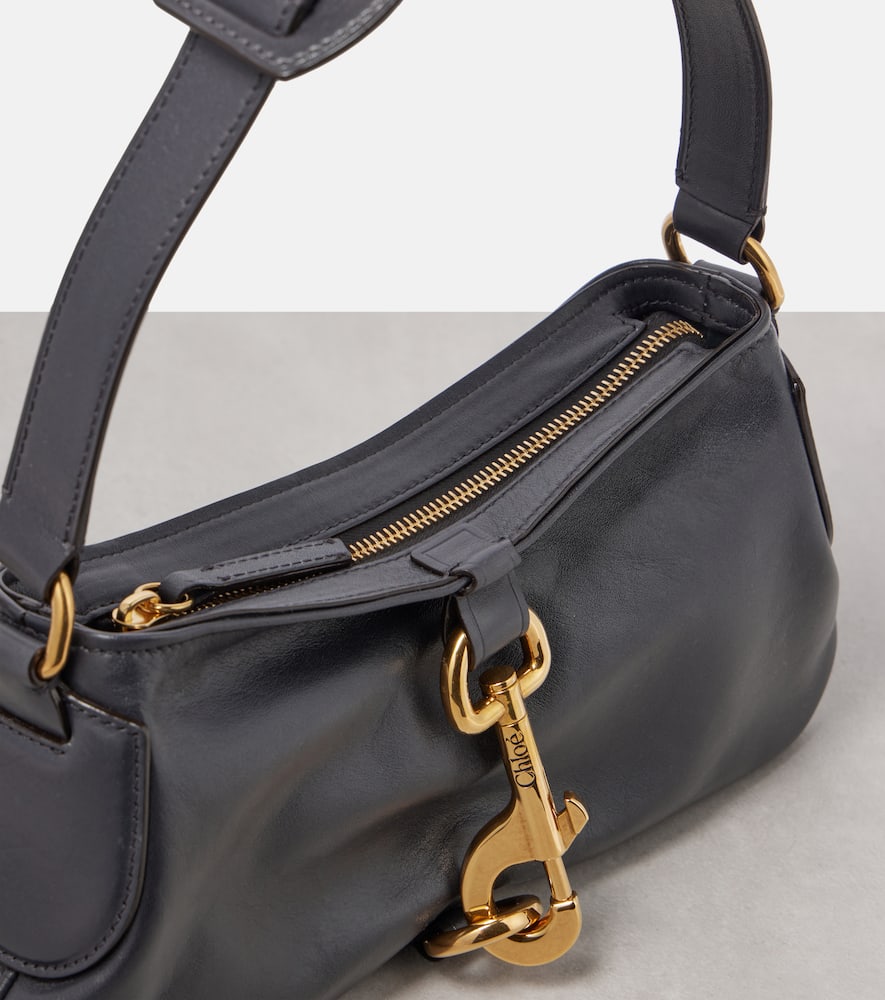Chloé Kerala 25 Black Shoulder Bag In Grey