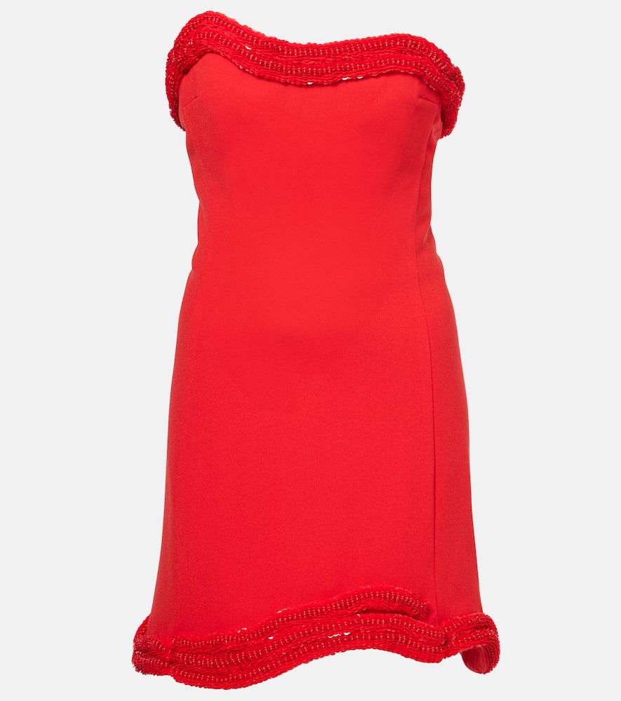 Simkhai Saskia Mini Dress In Fiery Red In Red
