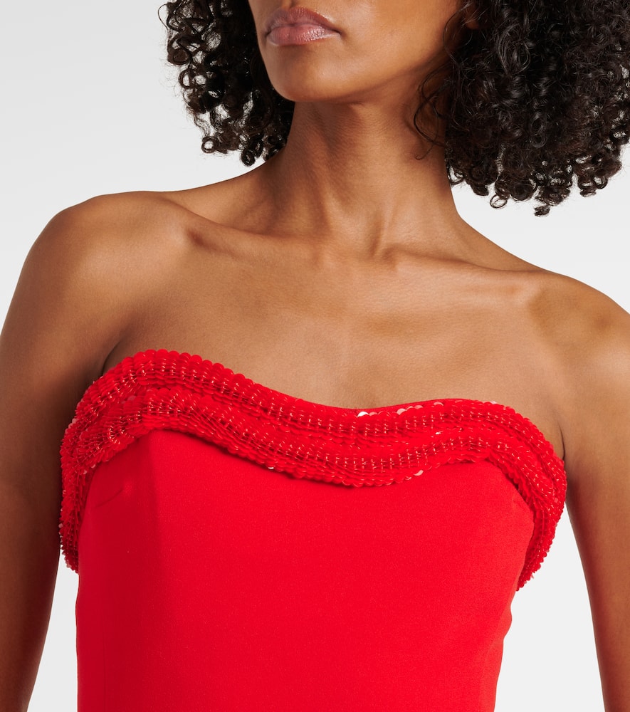 Simkhai Saskia Mini Dress In Fiery Red In Red