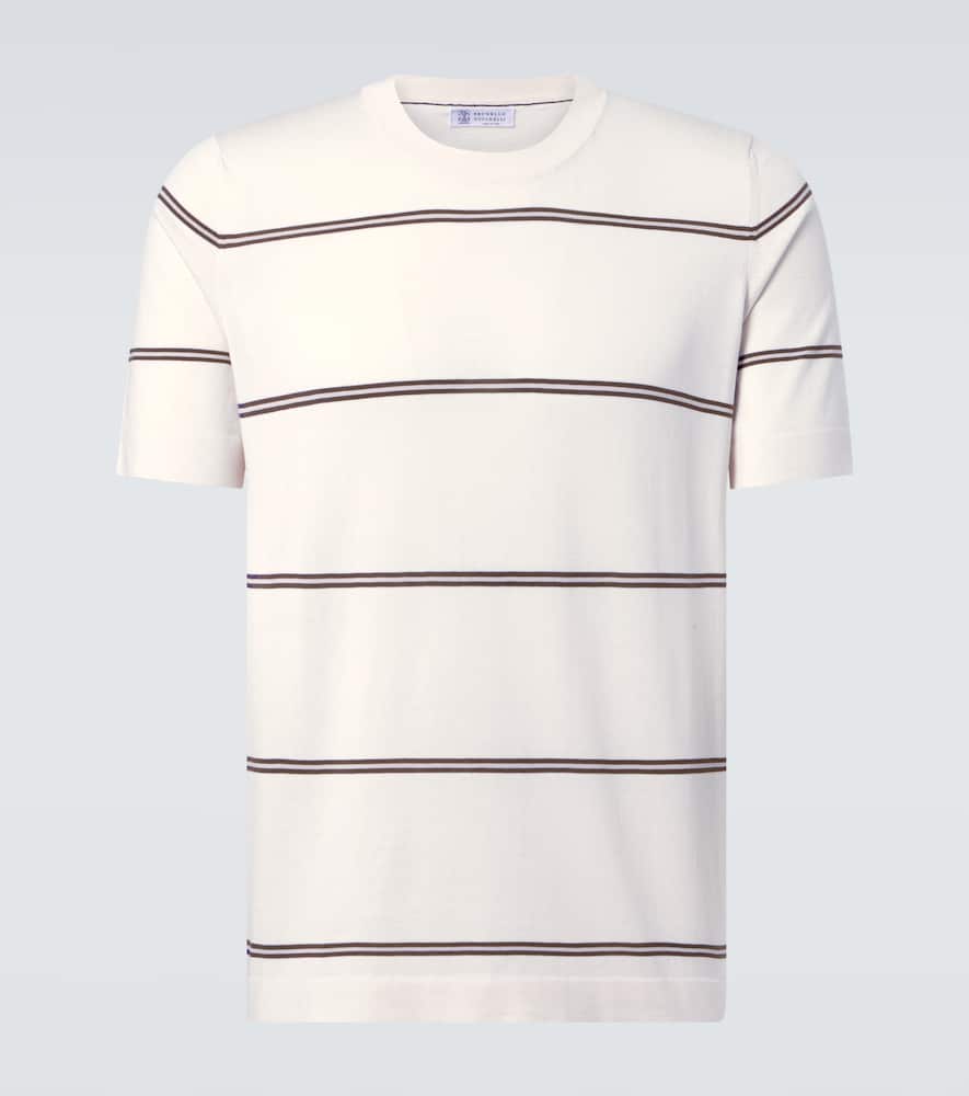 Striped cotton T-shirt