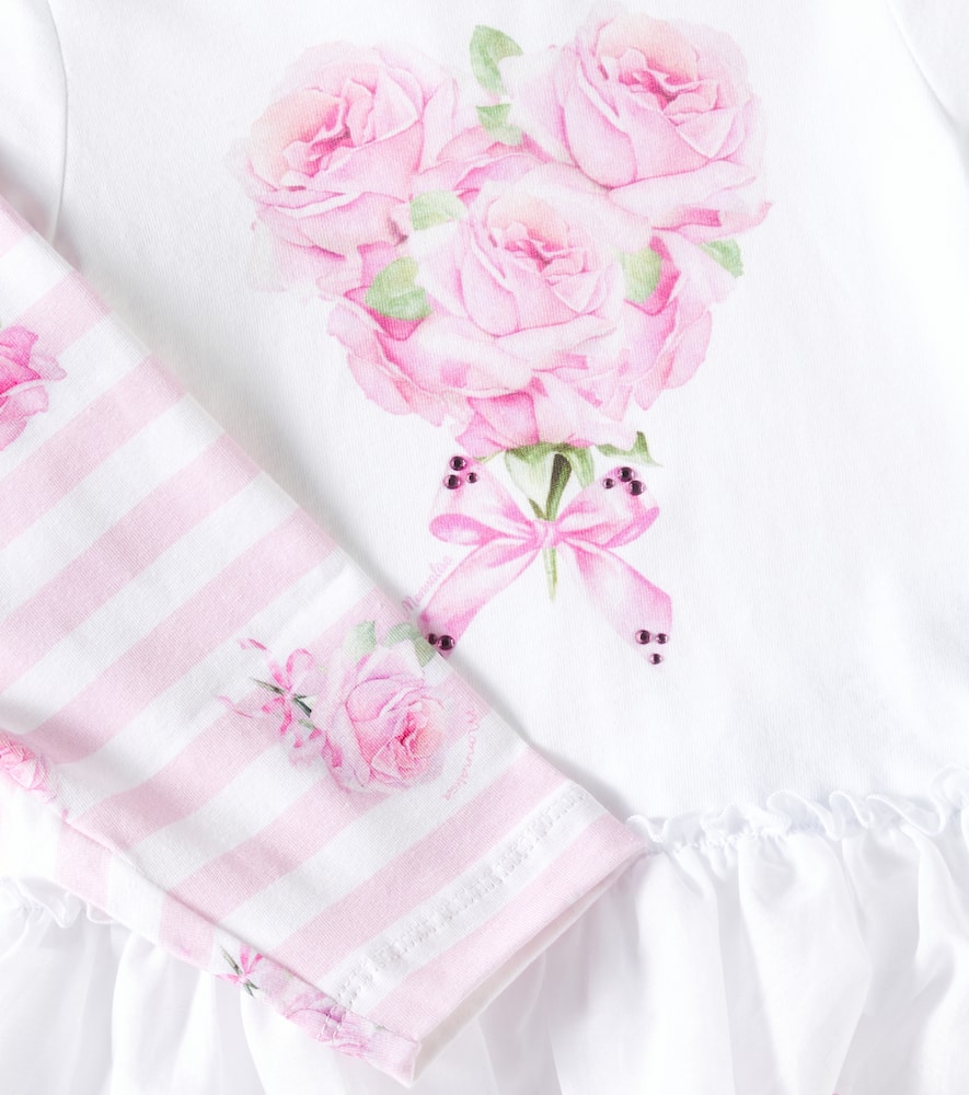 Monnalisa Baby Set Aus Top Und Leggings In Pink