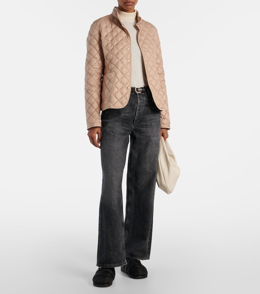 Moncler Beige Epin Puffer Jacket In 0