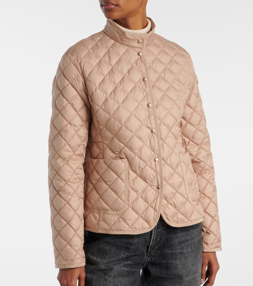 Moncler Beige Epin Puffer Jacket In 0