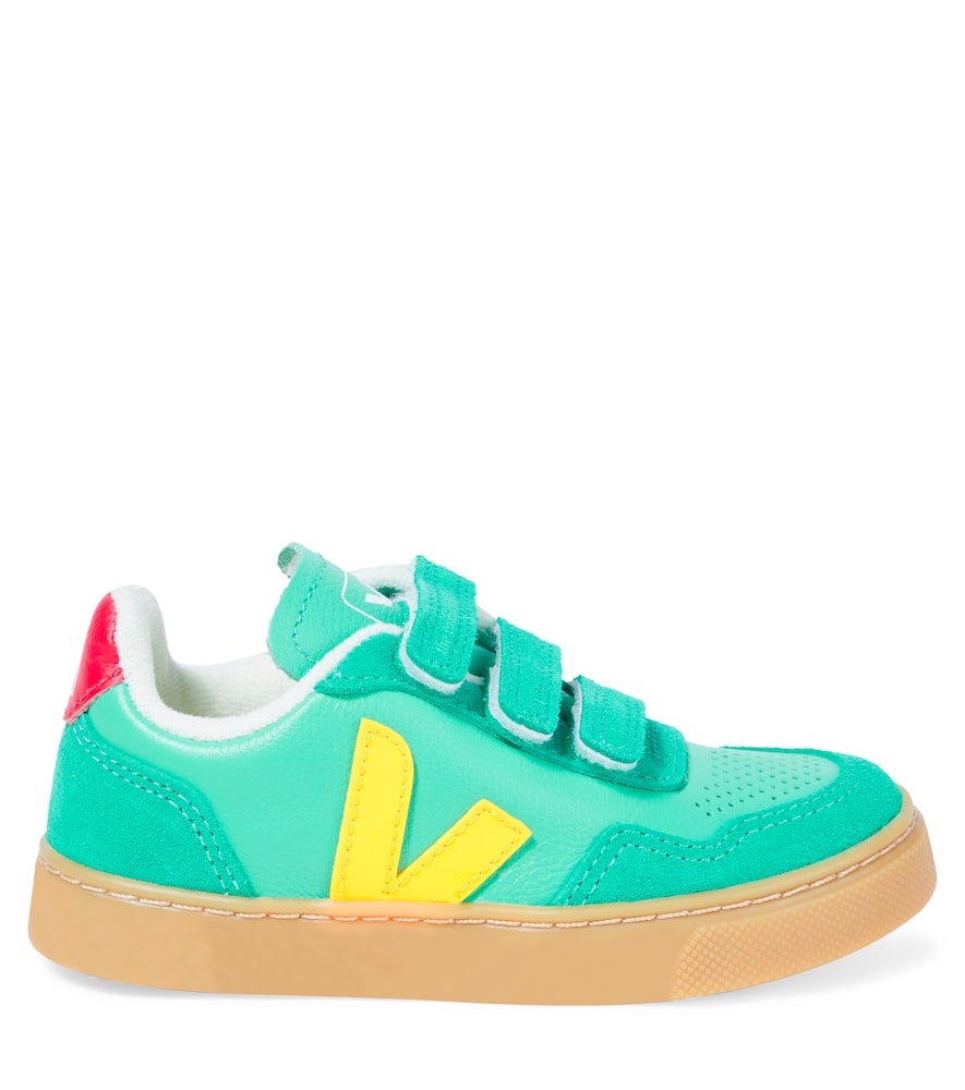 Veja X The Campamento V-90 Leather Sneakers In Freshmint_sunshine