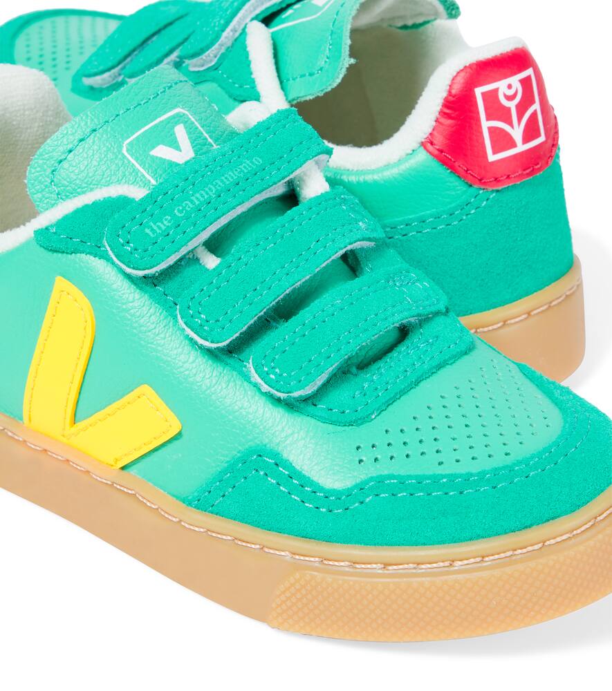 Veja X The Campamento V-90 Leather Sneakers In Freshmint_sunshine