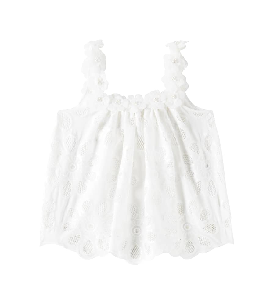 Tutu Du Monde Layla lace organza top