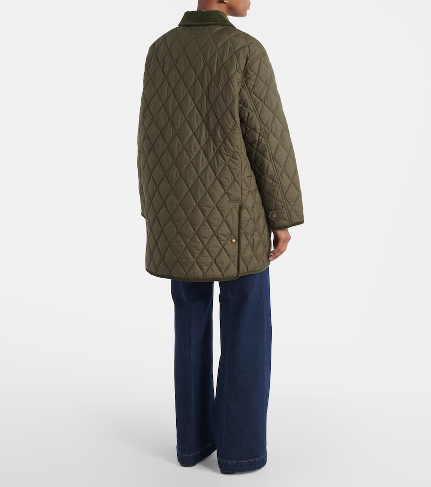  Polo Ralph Lauren Polo Ralph Lauren Quilted Corduroy-trimmed Jacket 