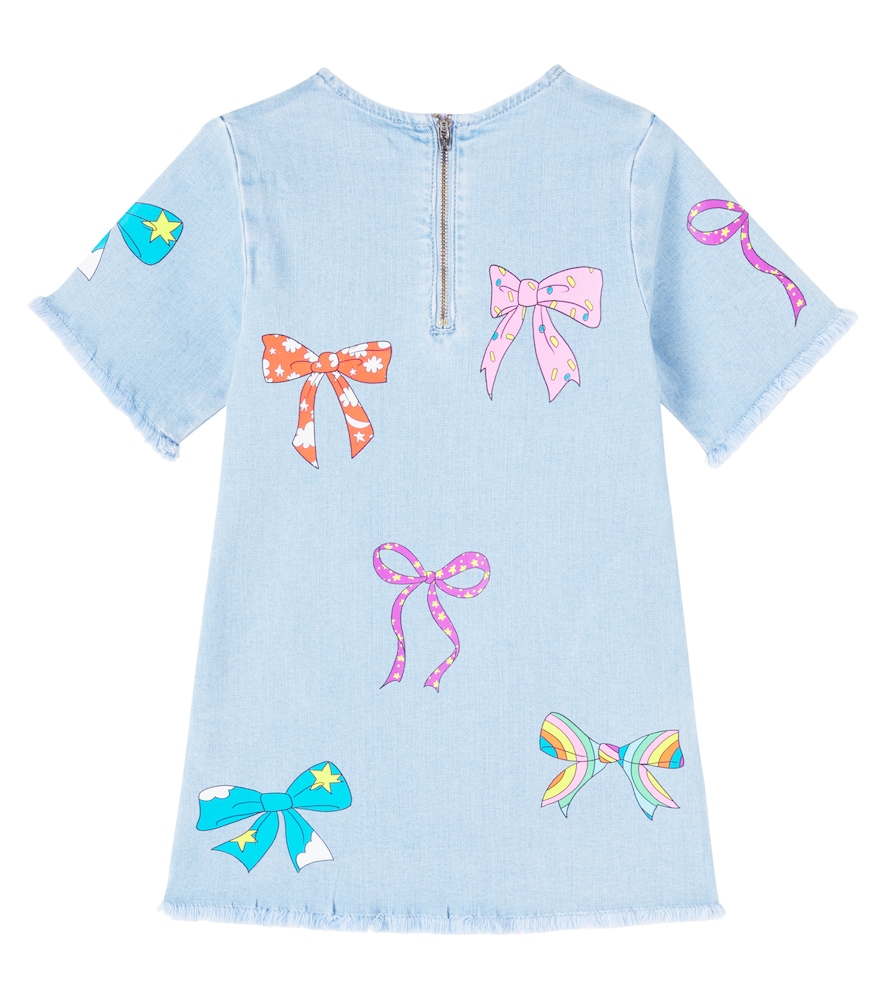  Stella Mccartney Kids Stella Mccartney Kids Bedrucktes Kleid Aus Denim 