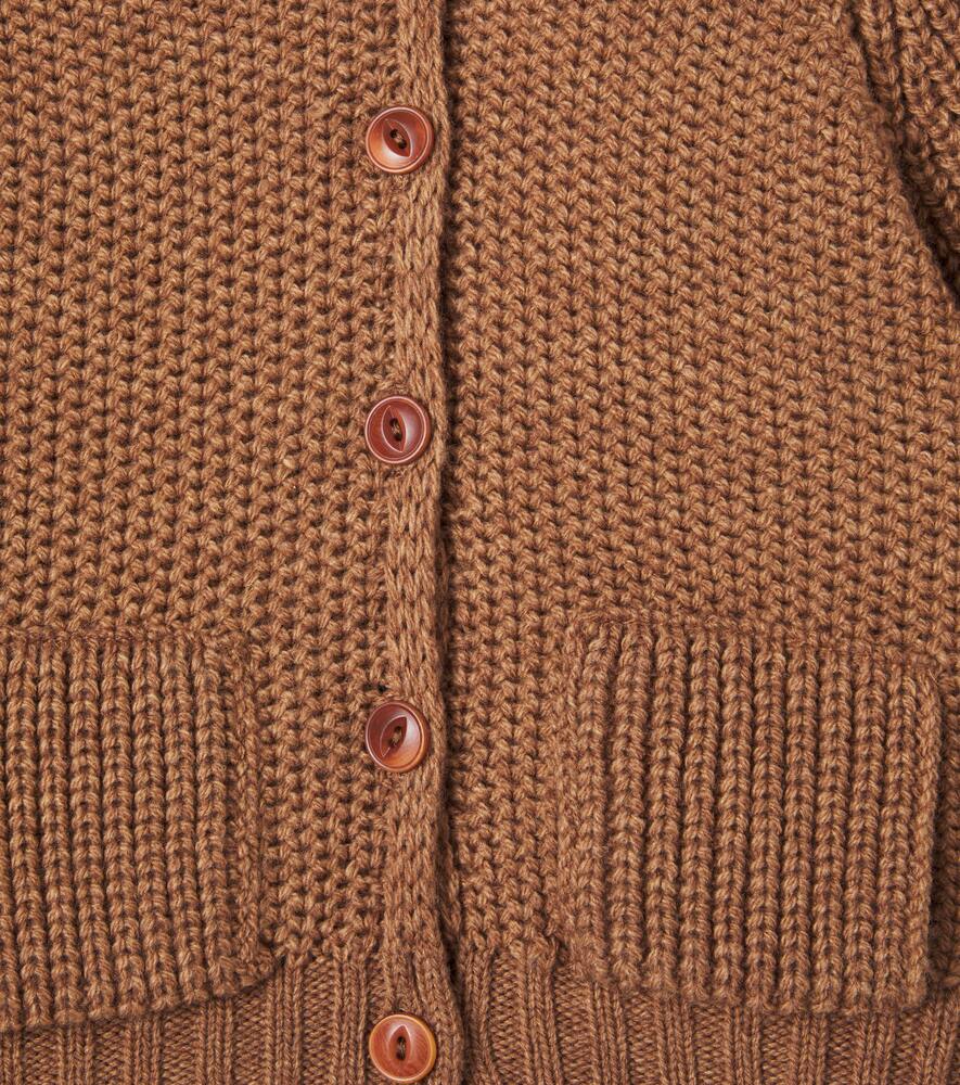 1+ In The Family Baby Morten Wool-blend Cardigan In Brown