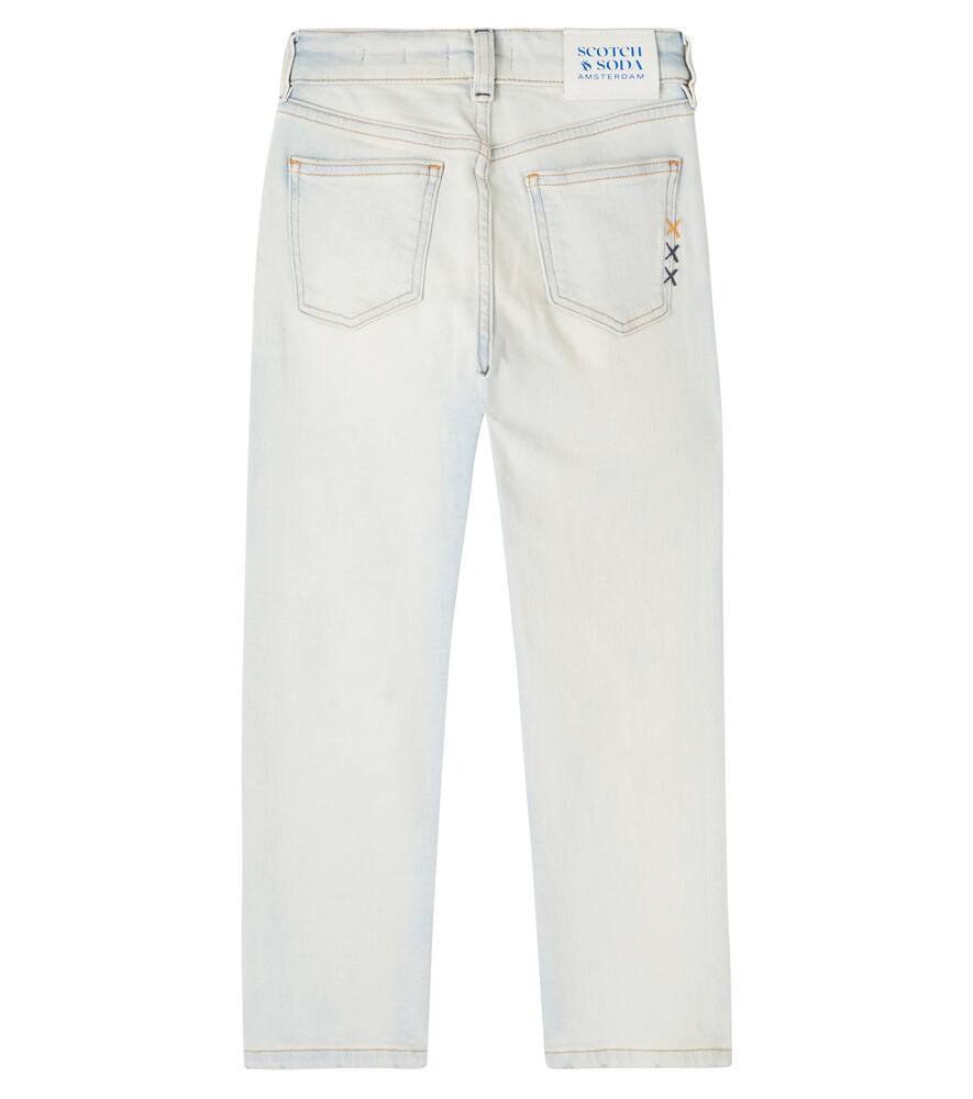 Scotch & Soda The Dean Straight Jeans In White