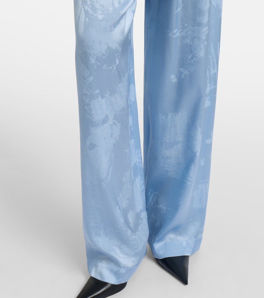  Balenciaga Balenciaga Weite Hose Aus Seidensatin 