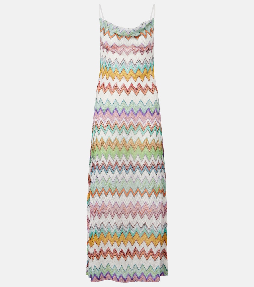 Missoni Zigzag lamé maxi dress