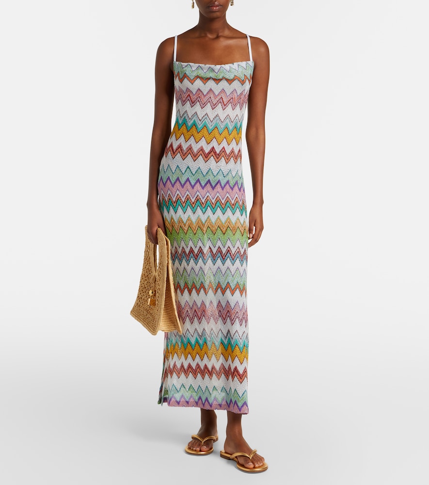 Missoni Zigzag lamé maxi dress