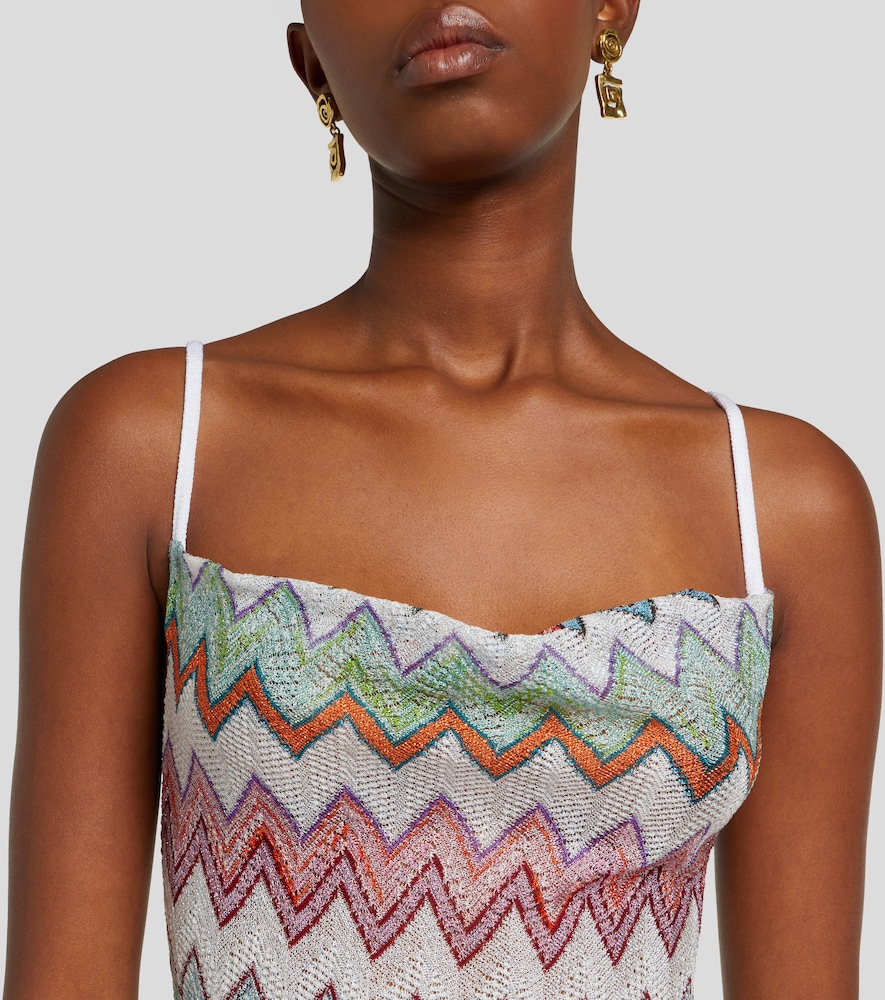  Missoni Missoni Zigzag Lamã© Maxi Dress 