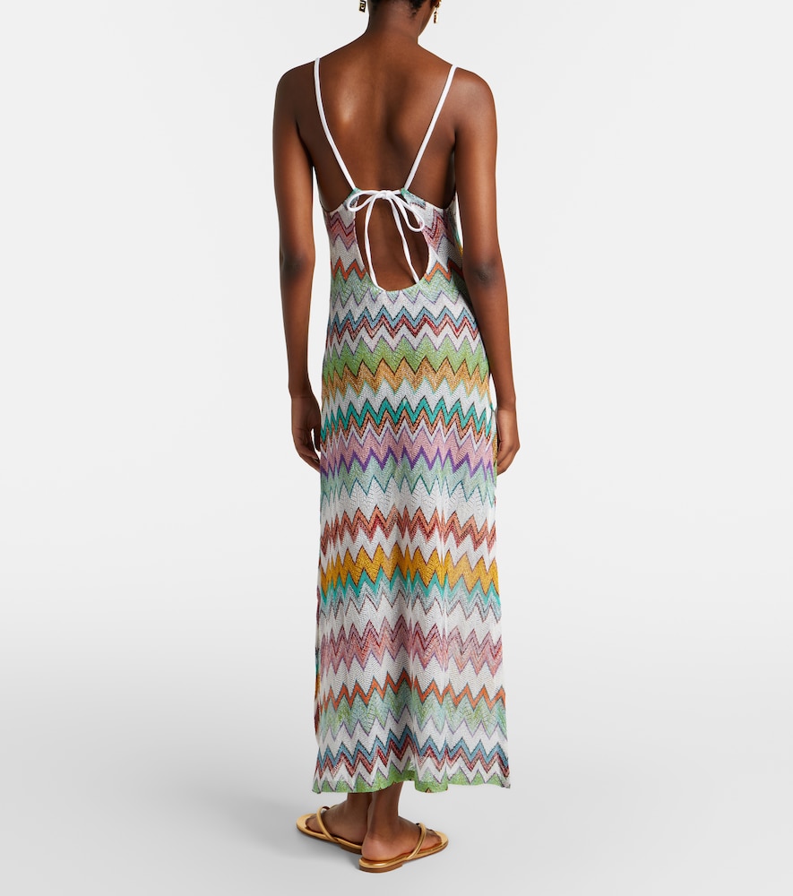  Missoni Missoni Zigzag Lamã© Maxi Dress 