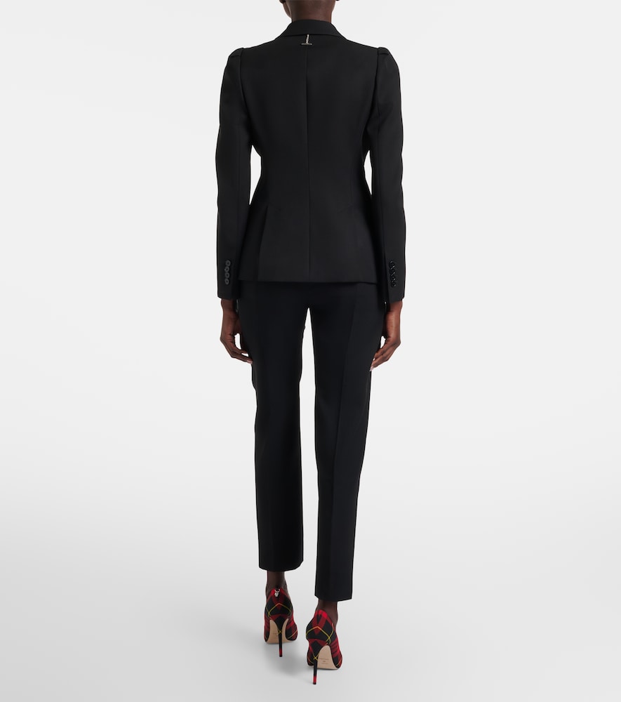  Mcqueen Mcqueen Wool Straight Pants 