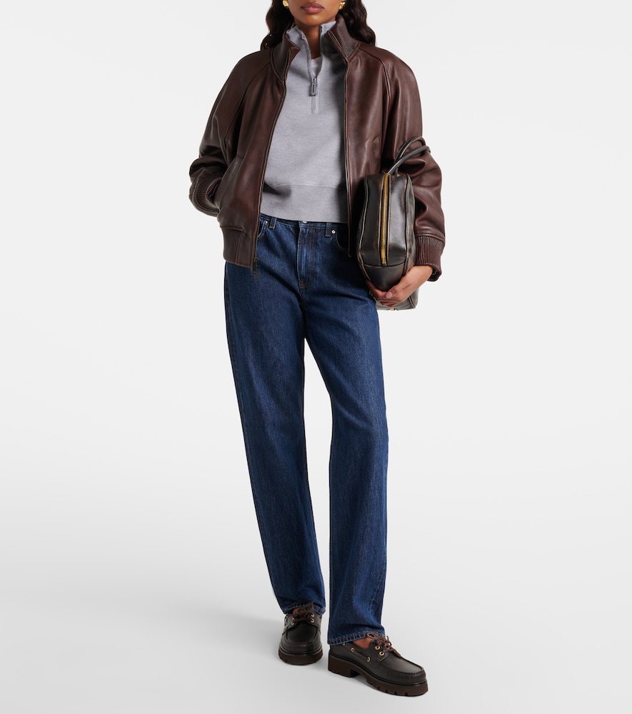  Polo Ralph Lauren Polo Ralph Lauren Cropped-blouson Aus Leder 