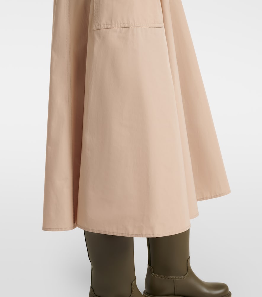  Moncler Moncler Hemdblusenkleid Aus Popeline 