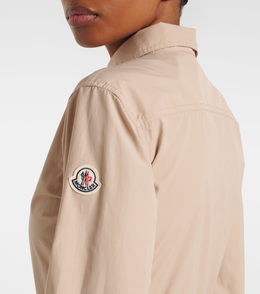  Moncler Moncler Hemdblusenkleid Aus Popeline 