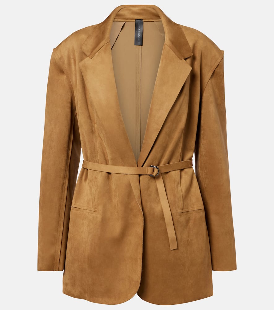 Norma Kamali Oversized Blazer In Brown