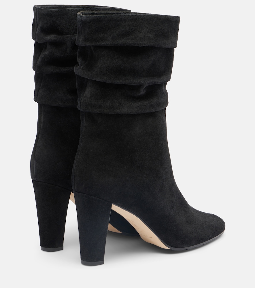  Manolo Blahnik Manolo Blahnik Calasso Suede Mid-calf Boots 