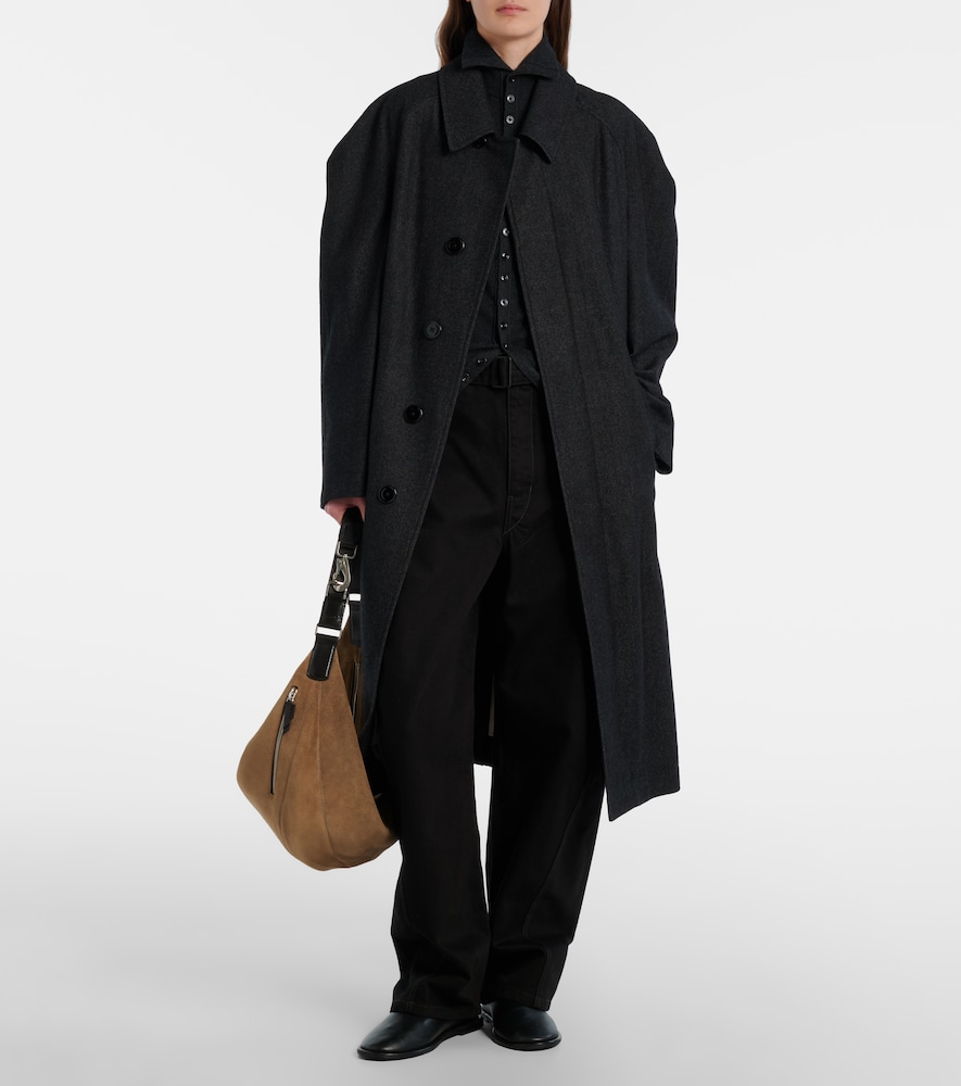 Twisted Barrel-Leg Jeans