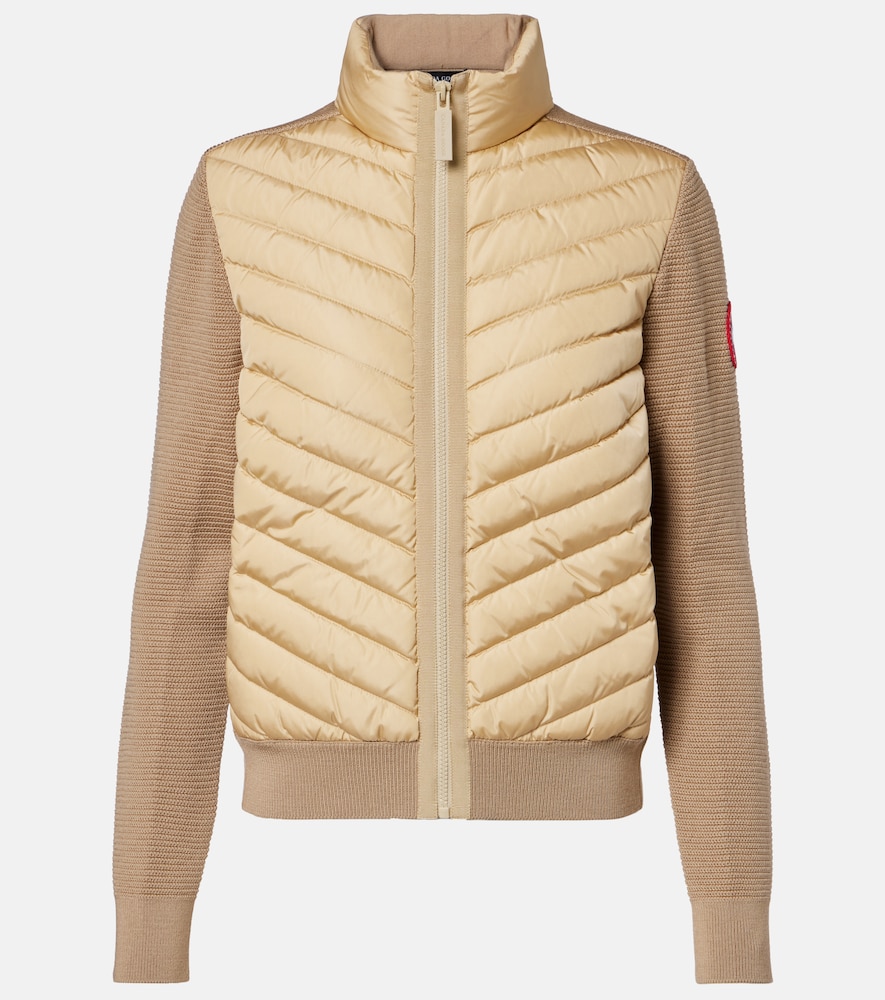 Canada Goose Hybridge Down Paneled Wool Jacket