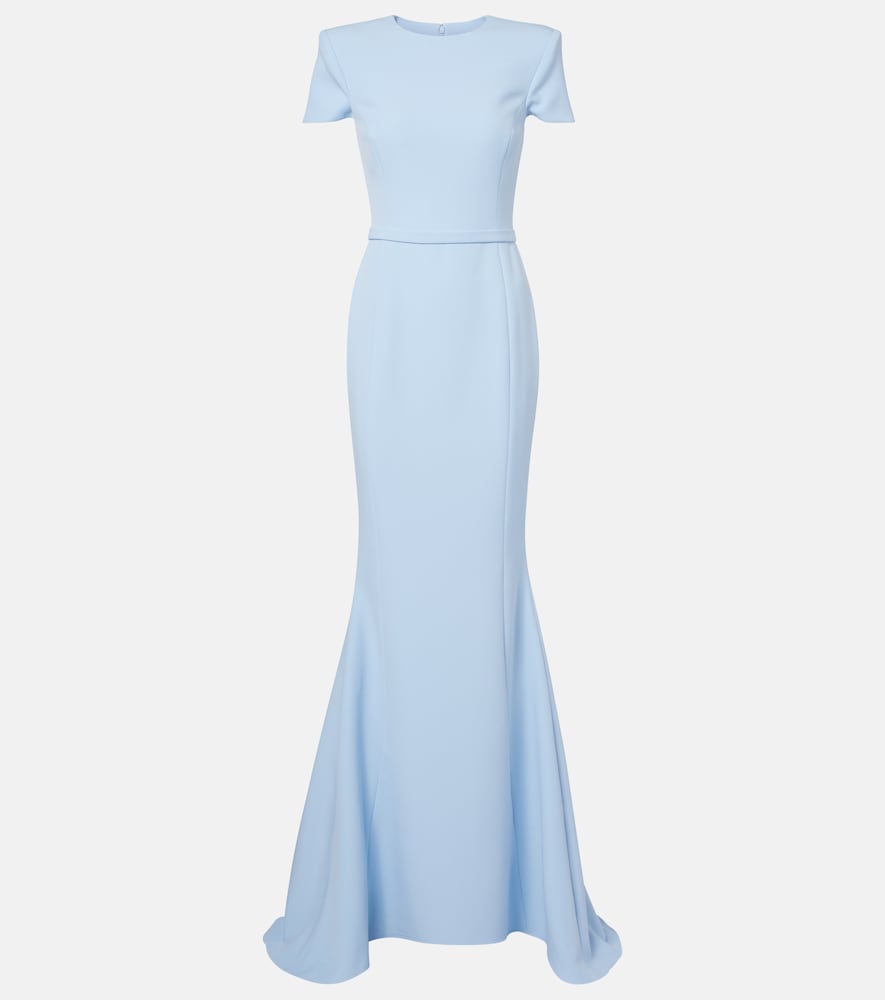 Safiyaa Parker crêpe gown