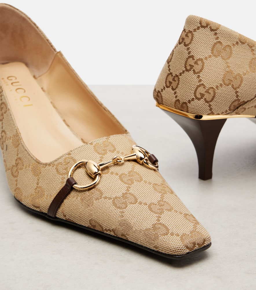  Gucci Gucci Pumps Vittoria 55 Gg Aus Canvas 