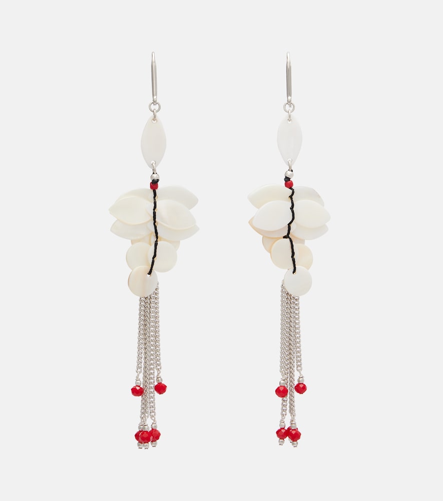 Isabel Marant Halsey embellished drop earrings