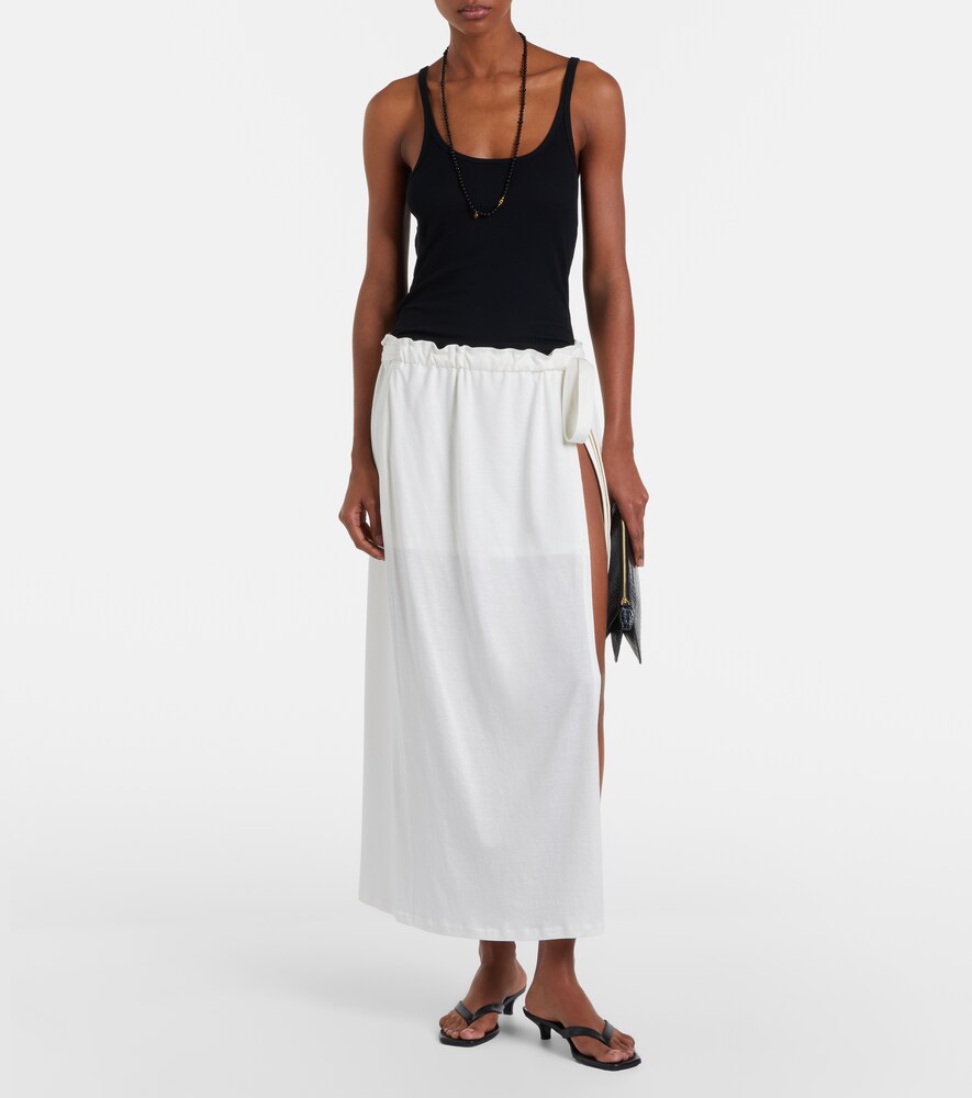  Toteme Toteme Cotton And Silk Wrap Skirt 