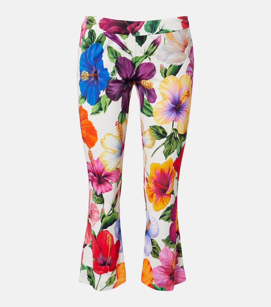Dolce & Gabbana Floral capri pants